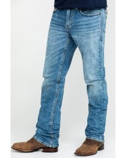 Cody James Core Men's Clover Leaf Light Wash Stretch Slim Straight Jeans  -Western Fashion 2000290856 400 P3