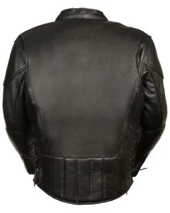 Milwaukee Leather Men's Side Lace Vented Scooter Jacket -Western Fashion 2000292876 001 P2