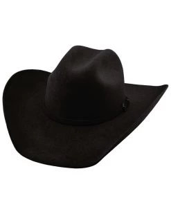 Justin Men's 6X Black Kermit Western Felt Hat 