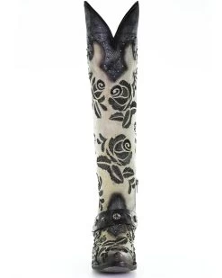 Corral Women's Rose Embroidery Western Boots - Snip Toe -Western Fashion 2000293476 100 P5