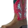 Ariat Little Girls' Homestead VentTEK Western Boots - Broad Square Toe 1 Ariat Little Girls' Homestead VentTEK Western Boots - Broad Square Toe -Western Fashion 2000294019 200 P1