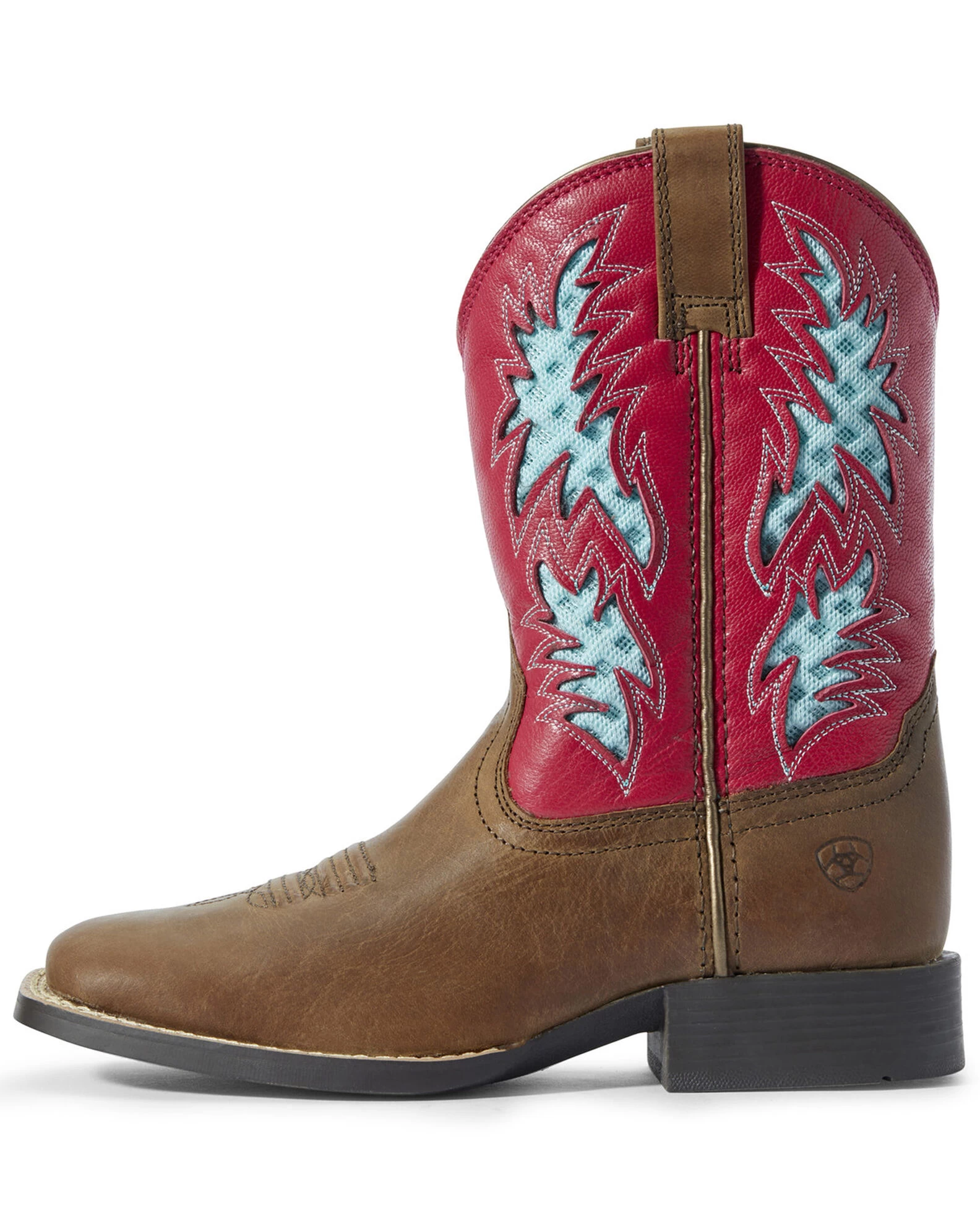 Ariat Little Girls' Homestead VentTEK Western Boots - Broad Square Toe 4 Ariat Little Girls' Homestead VentTEK Western Boots - Broad Square Toe - Image 2