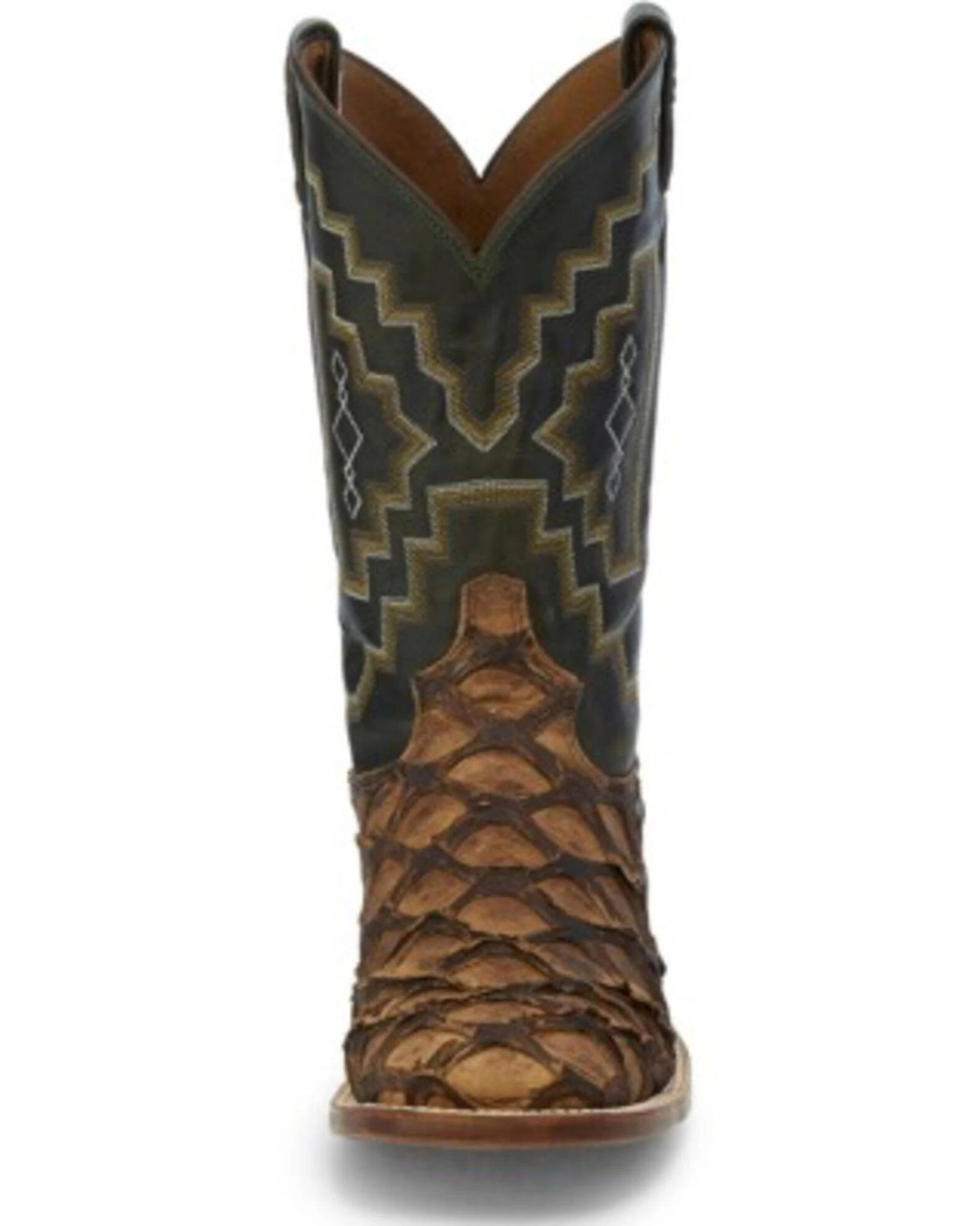 Tony Lama Men's Leviathan Chocolate Western Boots - Square Toe 5 Tony Lama Men's Leviathan Chocolate Western Boots - Square Toe - Image 3