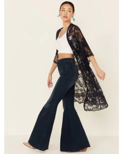 Shyanne Women's Lace Duster Kimono