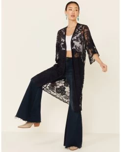 Shyanne Women's Lace Duster Kimono -Western Fashion 2000296257 410 P3