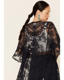 Shyanne Women's Lace Duster Kimono -Western Fashion 2000296257 410 P4