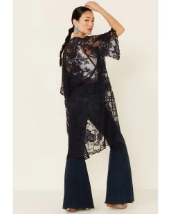 Shyanne Women's Lace Duster Kimono -Western Fashion 2000296257 410 P5