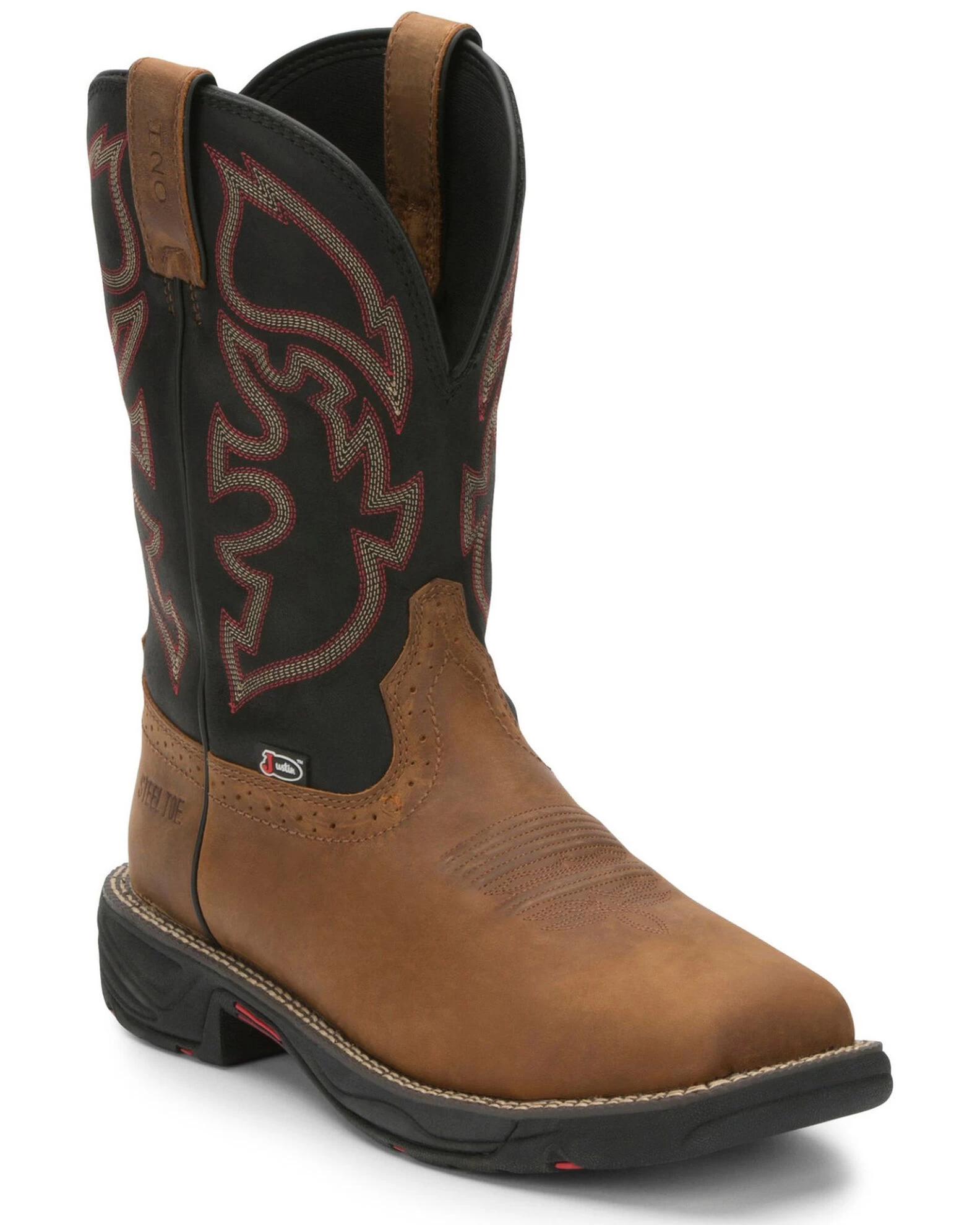 Justin Men's Stampede Rush Western Work Boots - Composite Toe 3 Justin Men's Stampede Rush Western Work Boots - Composite Toe
