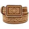 Nocona Men's Tapered Plate Western Belt -Western Fashion 2000320250 200 P1
