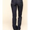 Ariat Women's Rebar Mid Rise Durastretch Raven Rinse Work Straight Jeanss  -Western Fashion 2000322224 400 P1