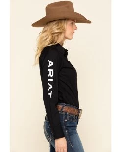 Ariat Women's Team Kirby Stretch Logo Long Sleeve Shirt -Western Fashion 2000322525 001 P3