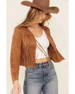 Vocal Women's Faux Suede Western Fringe Jacket 10 Vocal Women's Faux Suede Western Fringe Jacket -Western Fashion 2000324579 290 P4