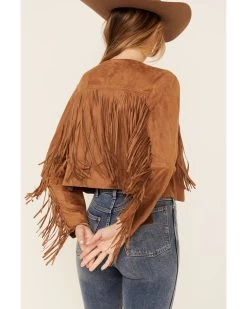 Vocal Women's Faux Suede Western Fringe Jacket 11 Vocal Women's Faux Suede Western Fringe Jacket -Western Fashion 2000324579 290 P5