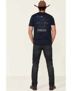 Cody James Men's Barn Sour Dark Wash Stretch Slim Straight Jeans  -Western Fashion 2000325573 400 P3