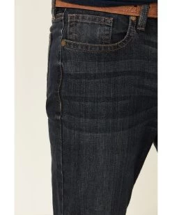 Cody James Men's Barn Sour Dark Wash Stretch Slim Straight Jeans  -Western Fashion 2000325573 400 P5