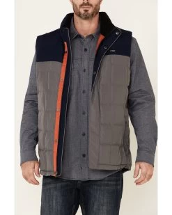 Hawx Men's Gray Colorblock Whistler Insulated Work Vest  -Western Fashion 2000327324 020 P3