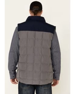 Hawx Men's Gray Colorblock Whistler Insulated Work Vest  -Western Fashion 2000327324 020 P4