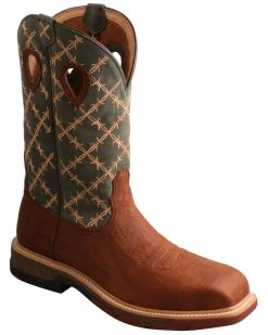 Twisted X Men's CellStretch Western Work Boots - Composite Toe