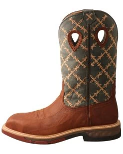 Twisted X Men's CellStretch Western Work Boots - Composite Toe -Western Fashion 2000331824 200 P3