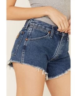 Wrangler Women's Frayed Hem Shorts 10 Wrangler Women's Frayed Hem Shorts -Western Fashion 2000332320 400 P4