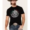 Cody James Men's Black Born In Mexico Graphic T-Shirt  -Western Fashion 2000332445 001 P1