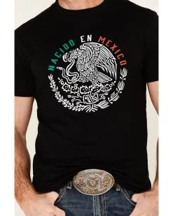 Cody James Men's Black Born In Mexico Graphic T-Shirt  -Western Fashion 2000332445 001 P3