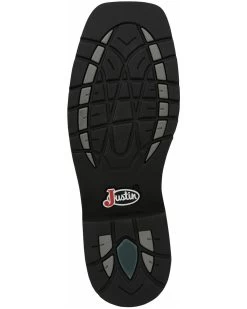 Justin Men's Driller Western Work Boots - Steel Toe -Western Fashion 2000332452 201 P7