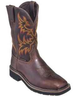 Justin Men's Driller Western Work Boots - Soft Toe