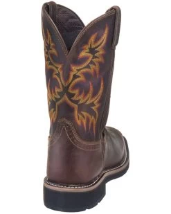Justin Men's Driller Western Work Boots - Soft Toe -Western Fashion 2000332454 200 P5