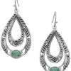 Montana Silversmiths Women's Hidden Canyon Turquoise Earrings -Western Fashion 2000334494 040 P1