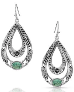 Montana Silversmiths Women's Hidden Canyon Turquoise Earrings