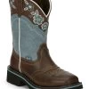 Justin Women's Starlina Western Boots - Broad Square Toe -Western Fashion 2000335074 200 P1