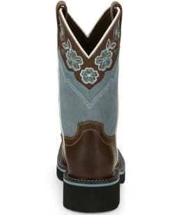 Justin Women's Starlina Western Boots - Broad Square Toe -Western Fashion 2000335074 200 P5