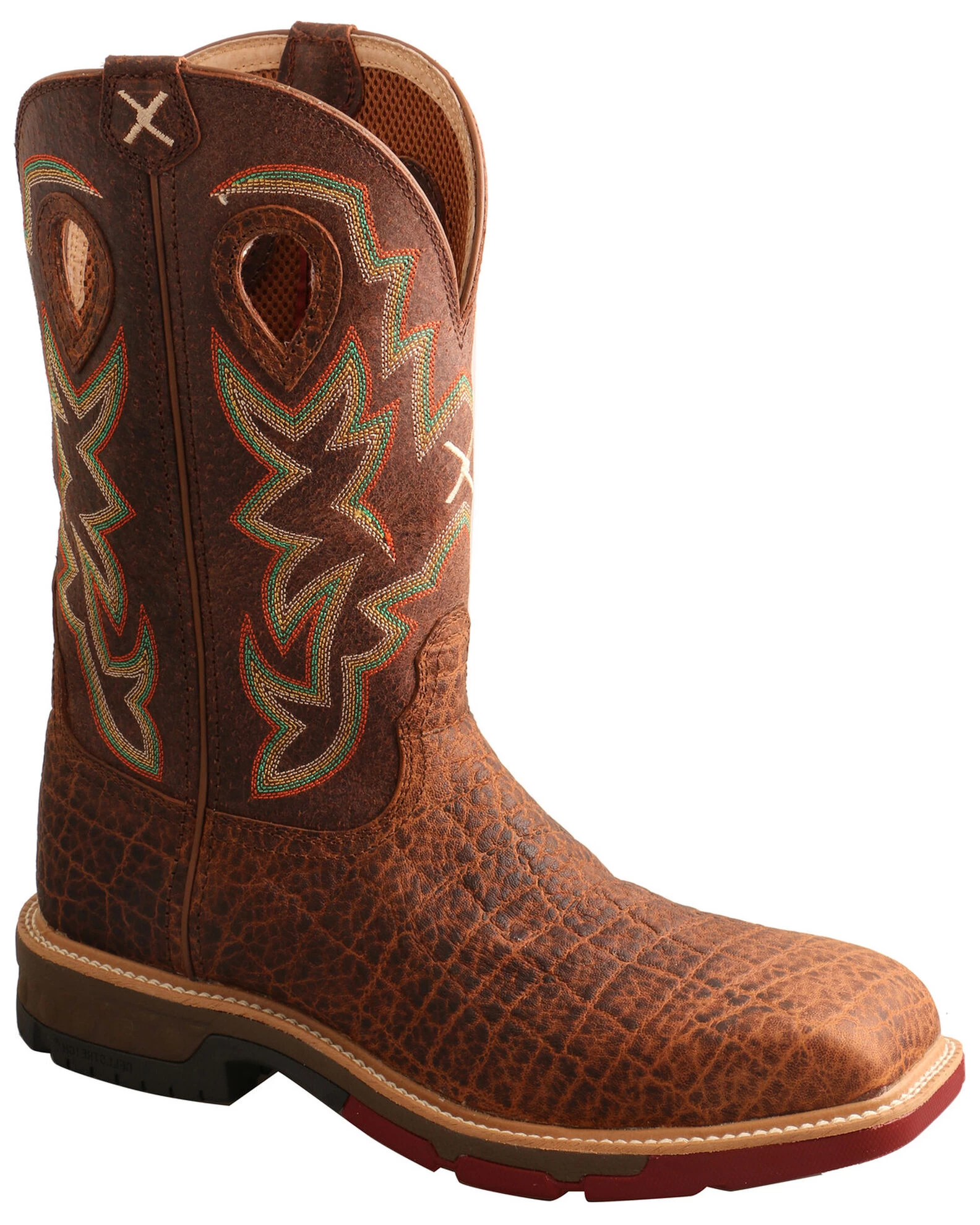 Twisted X Men's Tan Western Work Boots - Composite Toe 3 Twisted X Men's Tan Western Work Boots - Composite Toe