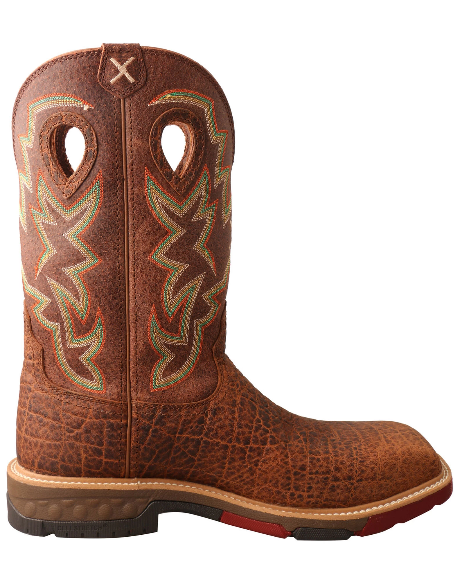 Twisted X Men's Tan Western Work Boots - Composite Toe 4 Twisted X Men's Tan Western Work Boots - Composite Toe - Image 2