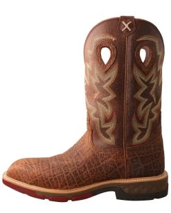 Twisted X Men's Tan Western Work Boots - Composite Toe 10 Twisted X Men's Tan Western Work Boots - Composite Toe -Western Fashion 2000335459 280 P3