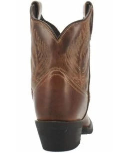 Laredo Women's Brown Shortie Western Booties - Round Toe 13 Laredo Women's Brown Shortie Western Booties - Round Toe -Western Fashion 2000337536 200 P5