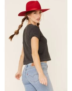 Ali Dee Women's Charcoal Rodeo Whiskey Cowboys Texas Graphic Tee 10 Ali Dee Women's Charcoal Rodeo Whiskey Cowboys Texas Graphic Tee -Western Fashion 2000337655 022 P4