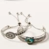 Shyanne Women's Silver Concho & Turquoise Cuff Bracelet Set -Western Fashion 2000338155 040 P1
