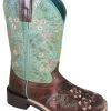 Smoky Mountain Little Girls' Wildflower Western Boots - Broad Square Toe -Western Fashion 2000339850 200 P1