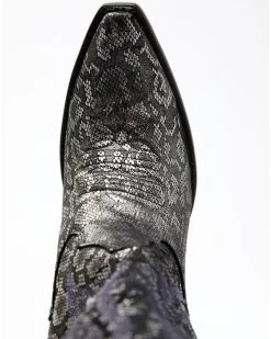 Dan Post Women's Black Snake Print Western Boots - Snip Toe -Western Fashion 2000340406 040 P6