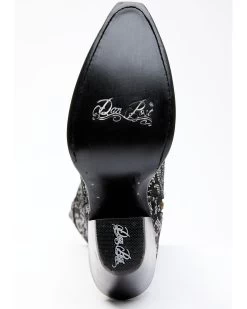 Dan Post Women's Black Snake Print Western Boots - Snip Toe -Western Fashion 2000340406 040 P7