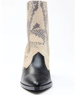 Dan Post Women's Snake Print Fashion Booties - Pointed Toe -Western Fashion 2000340408 001 P3