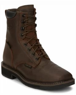 Justin Men's Driller Waterproof Work Boots - Composite Toe