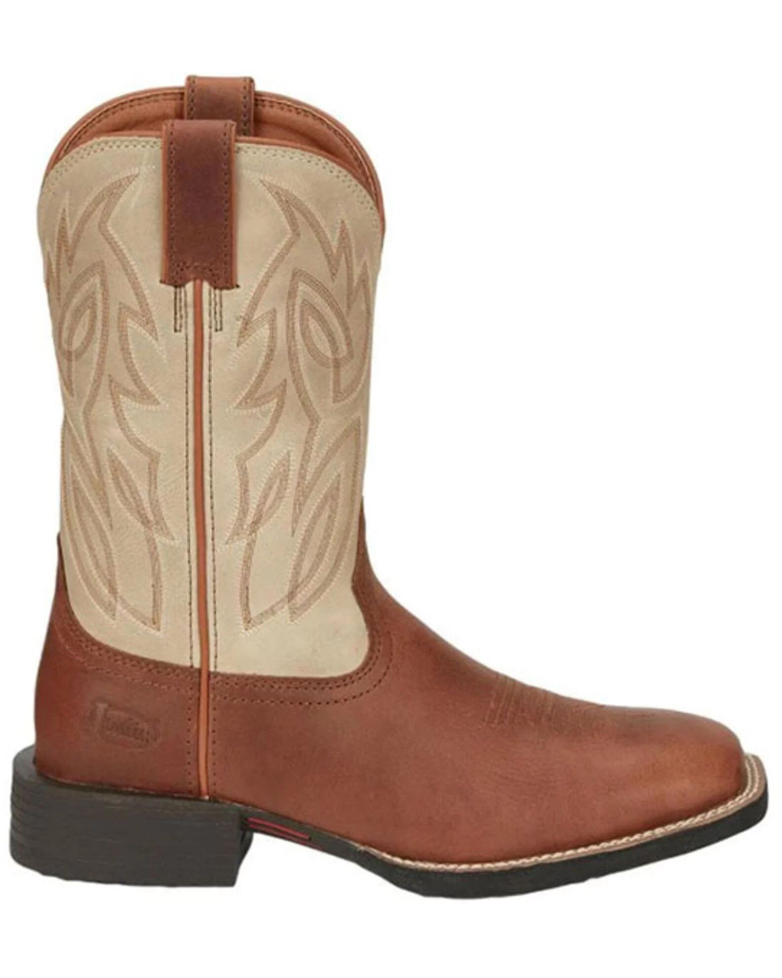 Justin Men's Canter Western Boots - Broad Square Toe 4 Justin Men's Canter Western Boots - Broad Square Toe - Image 2