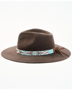 Idyllwind Women's Thunderbird Beaded Band Wool Felt Western Hat  -Western Fashion 2000343013 200 P3