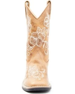 Shyanne Girls' Little Lasy Floral Embroidered Western Boots - Broad Square Toe 12 Shyanne Girls' Little Lasy Floral Embroidered Western Boots - Broad Square Toe -Western Fashion 2000345066 280 P4