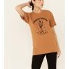 Ali Dee Women's Camel Howdywood Graphic Short Sleeve Tee  -Western Fashion 2000345554 290 P1