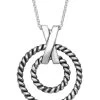 Montana Silversmiths Women's Topped With A Kiss Rope Necklace -Western Fashion 2000345969 040 P1