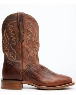 El Dorado Men's Rust Bison Western Boots - Broad Square Toe 10 El Dorado Men's Rust Bison Western Boots - Broad Square Toe -Western Fashion 2000350218 220 P2